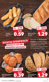 Brot im Kaufland Prospekt "Aktuelle Angebote" mit 52 Seiten (Aachen)