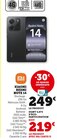 Redmi Note 14 - Xiaomi - Hyper U à Melun Redmi Note 14 - Xiaomi en promo chez Hyper U Melun à 219,00 €