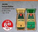 Instant Kaffee Angebote von Jacobs bei V-Markt München für 6,49 €