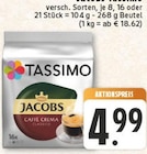 Tassimo Caffè Crema im Angebot bei E center in Niederkassel Tassimo Caffè Crema Angebote von Jacobs bei E center Niederkassel für 4,99 €