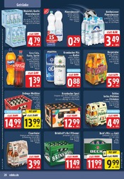 Coca Cola im E center Prospekt in Kempen Aktueller E center Prospekt mit Coca Cola, "Aktuelle Angebote", Seite 20
