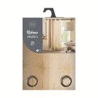 Rideau à œillets Ondine métallisé en promo chez Maxi Bazar Grasse à 19,99 €