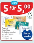 Feuchtes Toilettenpapier Deluxe Kamille im budni Prospekt Feuchtes Toilettenpapier Deluxe Kamille von Favora im aktuellen budni Prospekt für 5,00 €