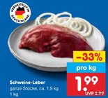 Schweine-Leber im Angebot bei Netto Marken-Discount in Pirna Schweine-Leber Angebote bei Netto Marken-Discount Pirna für 1,99 €