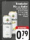 Aktuelle Krombacher Angebote bei EDEKA in Bad Salzuflen Aktuelles Pils oder Radler Angebot bei EDEKA in Bad Salzuflen ab 0,79 €