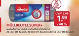 MÜLLBEUTELSUPER+ von Vileda im aktuellen V-Markt Prospekt für 1,59 €