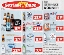 Getränke Oase Prospekt für Ennigerloh: "Aktuelle Angebote", 1 Seite, 23.02.2026 - 28.02.2026