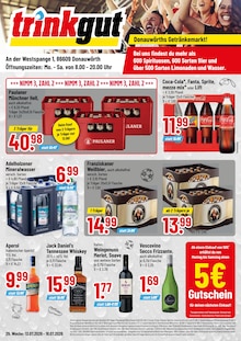 Aktueller Trinkgut Prospekt (Huisheim, 4 Seiten zum blÀttern Trinkgut Prospekt Aktuelle Angebote mit 4 Seiten
