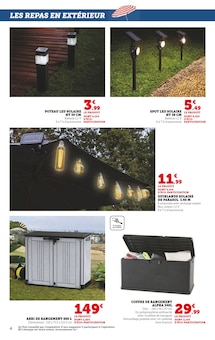 Promotion Table De Jardin dans le prospectus Hyper U, valable du 11/06/2025 au 22/06/2025 Promo Table De Jardin dans le catalogue Hyper U du moment à la page 4