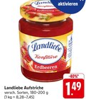 Aufstriche im Angebot bei E center in Albstadt Aufstriche Angebote von Landliebe bei E center Albstadt für 1,49 €
