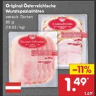 Aktuelles Original Österreichische Wurstspezialitäten Angebot bei Netto Marken-Discount in Moers ab 1,49 €