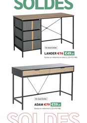 Promos Bureau dans le catalogue "SOLDES jusqu'à -70%" de Crack Bureau en promo dans le catalogue Crack à la page 37