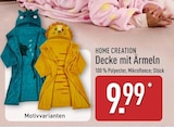Decke mit Ärmeln im ALDI Nord Prospekt Decke mit Ärmeln von HOME CREATION im aktuellen ALDI Nord Prospekt für 9,99 €