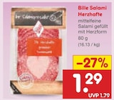 Aktuelles Bille Salami Herzhafte Angebot bei Netto Marken-Discount in Recklinghausen ab 1,29 €