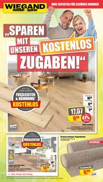 wohnen & sparen Wiegand Prospekt für Lichtenfels mit 6 Seiten wohnen & sparen Wiegand Prospekt für Lichtenfels: ""SPAREN MIT UNSEREN KOSTENLOS ZUGABEN!"", 6 Seiten, 30.04.2022 - 27.05.2022