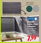 Balkon-/Zaun-Sichtschutz im Angebot bei Lidl in Lutherstadt Wittenberg Balkon-/Zaun-Sichtschutz Angebote von LIVARNO bei Lidl Lutherstadt Wittenberg für 7,99 €
