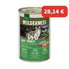REAL NATURE WILDERNESS Nourriture humide Chien Adulte DEEP FOREST  Sanglier et Cerf 6x400 g dans le catalogue Maxi Zoo