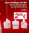 Haus-Anhänger 3er Set im Angebot bei KiK in Wipperfürth Haus-Anhänger 3er Set Angebote bei KiK Wipperfürth für 2,99 €