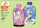 Bio Helden Quetschie im Müller Prospekt Bio Helden Quetschie von PURE & FUN im aktuellen Müller Prospekt für 0,79 €