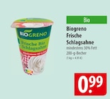 BIOGRENO Frische Bio Schlagsahne im Angebot bei famila Nordost in Stade BIOGRENO Frische Bio Schlagsahne Angebote bei famila Nordost Stade für 0,99 €