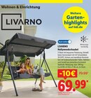 Hollywoodschaukel Angebote von LIVARNO bei Lidl Rheine für 69,99 €