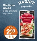 Mini-Berner Würstel von Radatz im aktuellen V-Markt Prospekt für 2,99 €