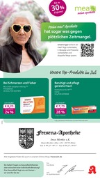 mea - meine apotheke Prospekt für Emden mit 4 Seiten mea - meine apotheke Prospekt für Emden: "Unsere Juli-Angebote", 4 Seiten, 01.07.2025 - 31.07.2025