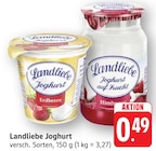 Joghurt Erdbeere Angebote von Landliebe bei E center Göppingen für 0,49 €