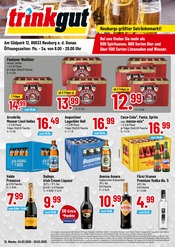 Aktueller Trinkgut Getränkemarkt Prospekt in Burgheim und Umgebung, "Neuburgs größter Getränkemarkt!" mit 4 Seiten, 24.03.2025 - 29.03.2025