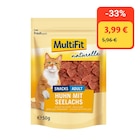 Maxi Zoo Fayet - Promo MultiFit Naturelle Coeur Poulet & Colin 4 x 50 g Promo MultiFit Naturelle Coeur Poulet & Colin 4 x 50 g à 3,99 € dans le catalogue Maxi Zoo à Fayet
