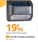 Promo Lot de 4 spots solaires à 19,90 € dans le catalogue Mr.Bricolage à Vauvert