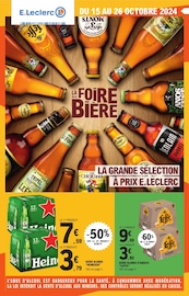 Prospectus E.Leclerc à Paris, "LA FOIRE À LA BIÈRE", 20 pages de promos valables du 15/10/2024 au 26/10/2024