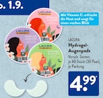 Hydrogel-Augenpads im ALDI SÜD Prospekt Hydrogel-Augenpads von Lacura im aktuellen ALDI SÜD Prospekt für 4,99 €