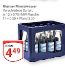 Aktuelle Wasser Angebote bei GLOBUS in Koblenz Aktuelles Mineralwasser Angebot bei GLOBUS in Koblenz ab 4,49 €