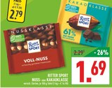 Nussklasse Voll-Nuss im Angebot bei Marktkauf in Münster Nussklasse Voll-Nuss Angebote von Ritter Sport bei Marktkauf Münster für 1,69 €