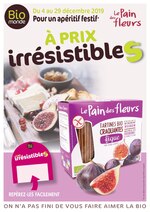Catalogue Biomonde "Pour un apéritif festif à prix irrésistibles", 1 pages, à Rennes, 04/12/2019 - 29/12/2019 Prospectus Biomonde "Pour un apéritif festif à prix irrésistibles", 1 pages, à Rennes, 04/12/2019 - 29/12/2019