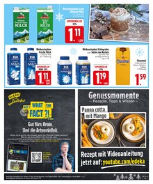 Milch im EDEKA Prospekt "GROSSE WEIHNACHTS-VERLOSUNG" mit 30 Seiten (Augsburg)