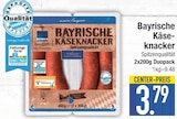 Mettwurst im EDEKA Prospekt Bayrische Käseknacker im aktuellen EDEKA Prospekt für 3,79 €