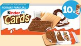 Cards biscuits lait et cacao - KINDER - Intermarché Super à Reims Cards biscuits lait et cacao - KINDER en promo chez Intermarché Super Reims à 1,87 €
