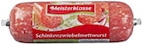 Schinkenzwiebelmettwurst Angebote von Meisterklasse bei REWE Neuwied für 2,29 €