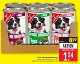 Saftige Brocken mit Rind im Angebot bei Marktkauf in Hanau Saftige Brocken mit Rind Angebote von Gut & Günstig bei Marktkauf Hanau für 1,34 €