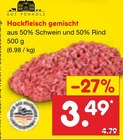 Netto Marken-Discount - Hackfleisch gemischt Angebot im Prospekt Hackfleisch gemischt bei Netto Marken-Discount im Prospekt "" für 3,49 €