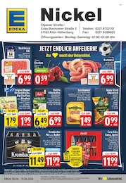 EDEKA Prospekt für Köln mit 26 Seiten EDEKA Prospekt für Köln: "Aktuelle Angebote", 26 Seiten, 08.06.2026 - 13.06.2026