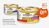 Aktuelles Gourmet Gold Katzennahrung Angebot bei tegut in Erlangen ab 0,49 €