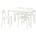 Aktuelle Tisch Angebote bei IKEA in Mönchengladbach Aktuelles Tisch und 4 Stühle weiß/weiß Angebot bei IKEA in Mönchengladbach ab 259,95 €