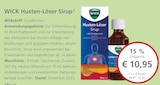 Husten-Löser Sirup Angebote von WICK bei LINDA Gotha für 10,95 €