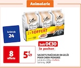 Promo SACHETS FRAÎCHEUR EN GELÉE POUR CHIEN à 5,49 € dans le catalogue Auchan Supermarché à Cachan
