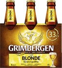 Bière blonde 6.7% vol. - GRIMBERGEN en promo chez Casino Supermarchés Blois à 2,72 €