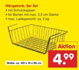 Hängekorb, 2er Set im Angebot bei Netto Marken-Discount in Mainz Hängekorb, 2er Set Angebote bei Netto Marken-Discount Mainz für 4,99 €
