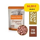 Nature's Variety Original paté Poulet et oie 12x70 g - Nature's Variety en promo chez Maxi Zoo Nature's Variety Original paté Poulet et oie 12x70 g - Nature's Variety dans le catalogue Maxi Zoo
